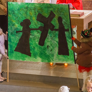 Palmweihe wird zu einem lebendigen Gottesdienst.