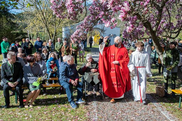 Palmsonntag 2022 am Kirchberg von Deutschfeistritz / Johannes Pötscher Palmsonntag 2022 am Kirchberg von Deutschfeistritz